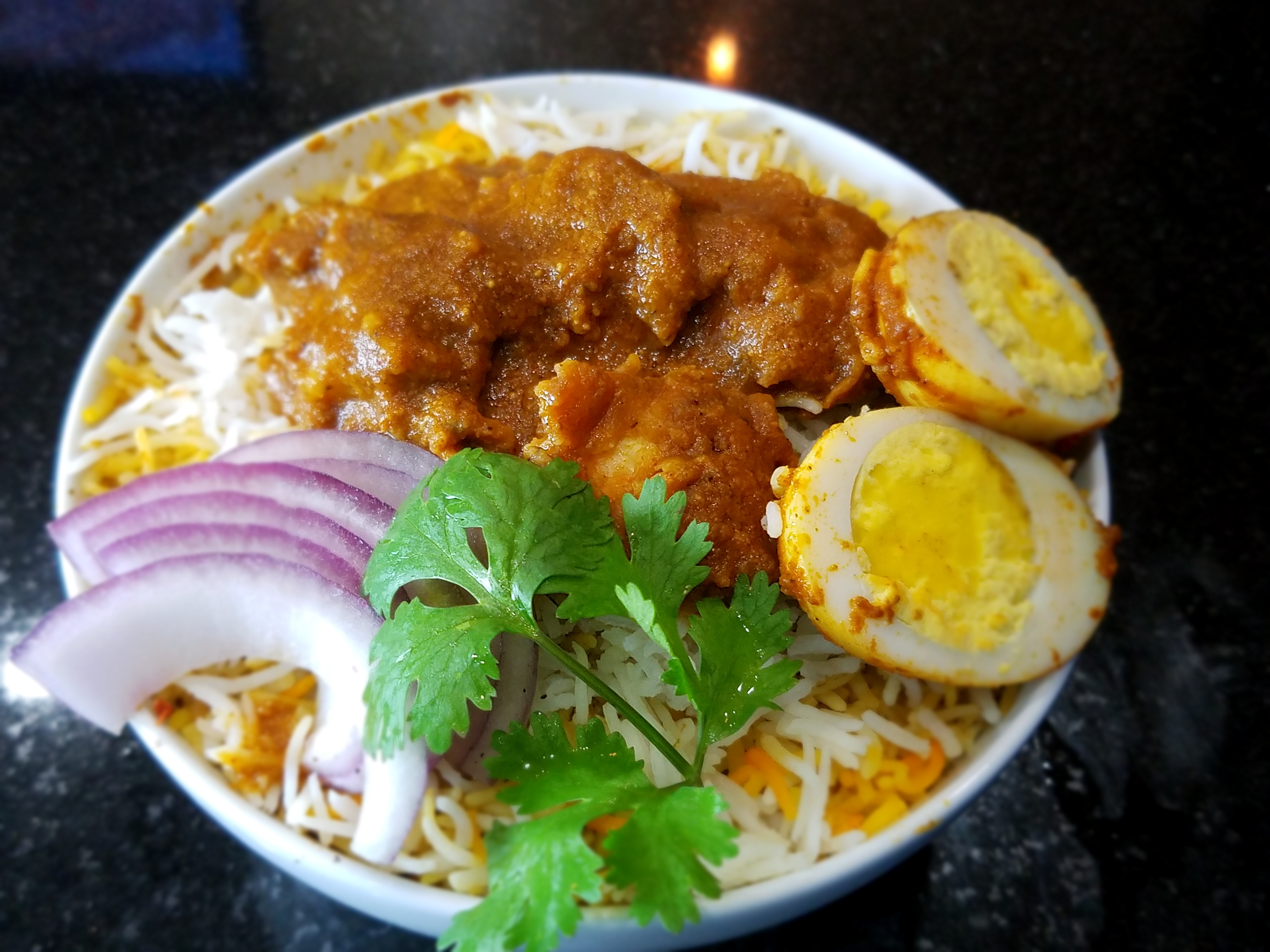 Vijayawada Shrimp Biryani.